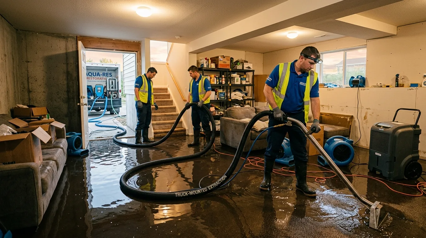 Water damage restoration services in Bluffdale, Utah